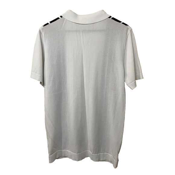 Golf Shirt PJ Paul Jones Mens Polo Shirts Vintage Striped Lightweight Knitting M - Picture 3 of 7